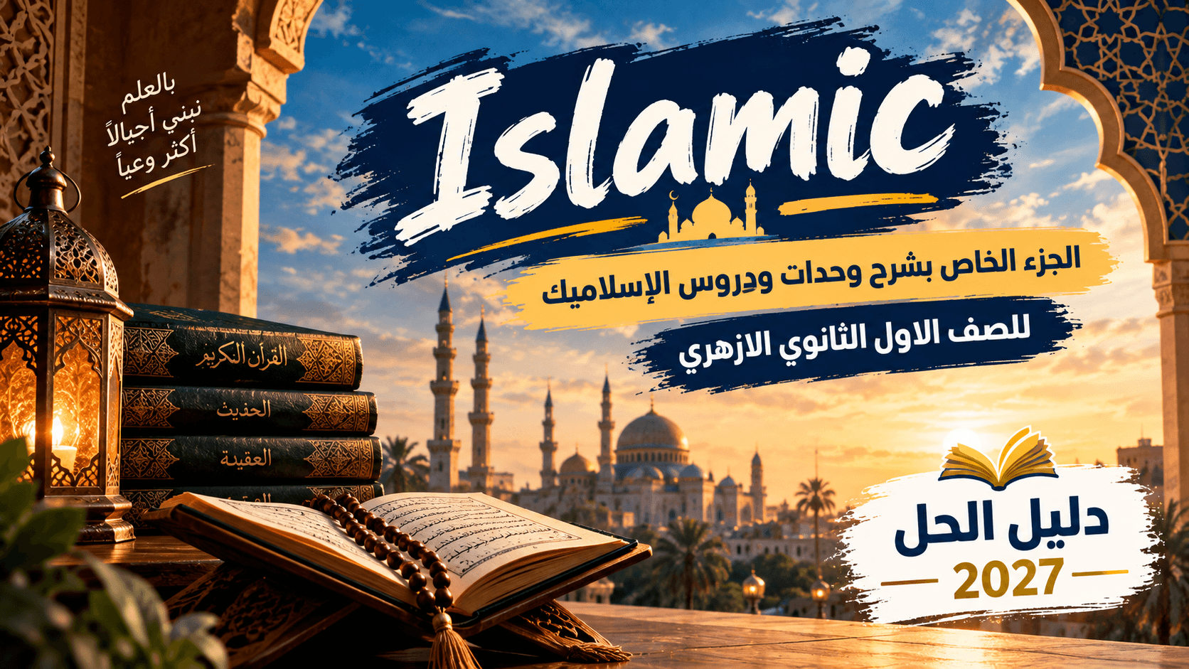 الجزء الخاص ب  Islamic طلاب الصف الاول الثانوي الازهري 2027