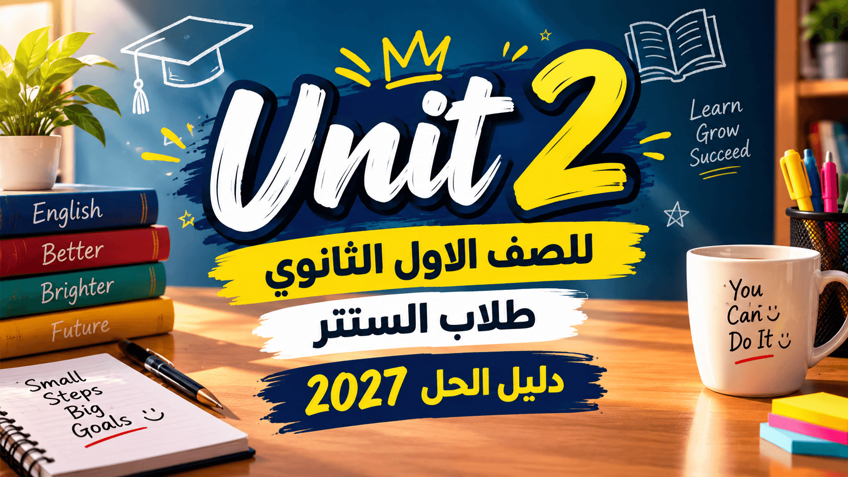 كورس الوحدة الثانيه أولي ثانوي طلاب السنتر 
