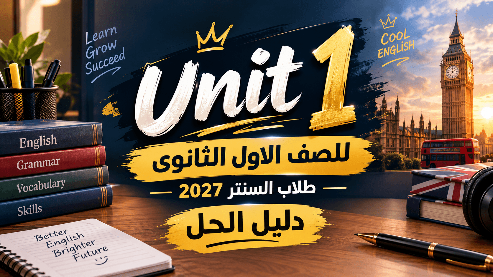 Unit 1 للصف الاول الثانوي 2027